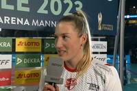 Der SC Potsdam scheitert nach 2021 zum zweiten Mal im DVV-Pokalfinale am SSC Palmberg Schwerin. Laura Emonts spricht im Interview mit SPORT1 Reporterin Katharina Hosser über die Gründe.