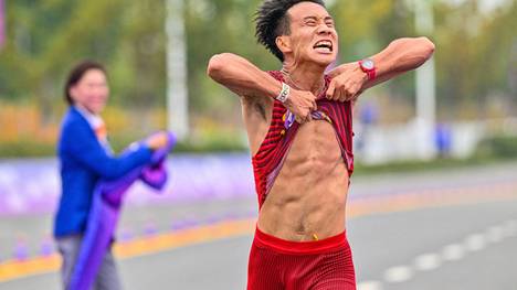 He Jie ist der chinesische Rekordhalter im Marathon 