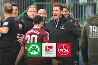 Miroslav Klose feiert in seinem ersten Derby mit dem 1. FC Nürnberg ausgerechnet auswärts bei Greuther Fürth eine spektakuläre Tor-Gala. Das Kleeblatt gerät vor heimischer Kulisse komplett unter die Räder.