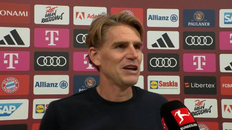 Christoph Freund arbeitet seit September als Sportdirektor beim FC Bayern. Nach dem Spiel gegen Leverkusen erklärt er, wie die Zusammenarbeit mit Thomas Tuchel läuft. 