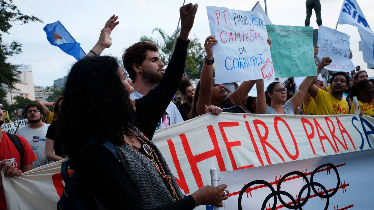 Festnahmen bei Demonstration in Rio