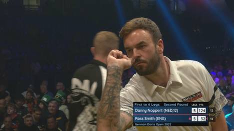 Ross Smith gewinnt gegen den Niederländer Danny Noppert im Decider 6:5 und zieht in die nächste Runde ein.