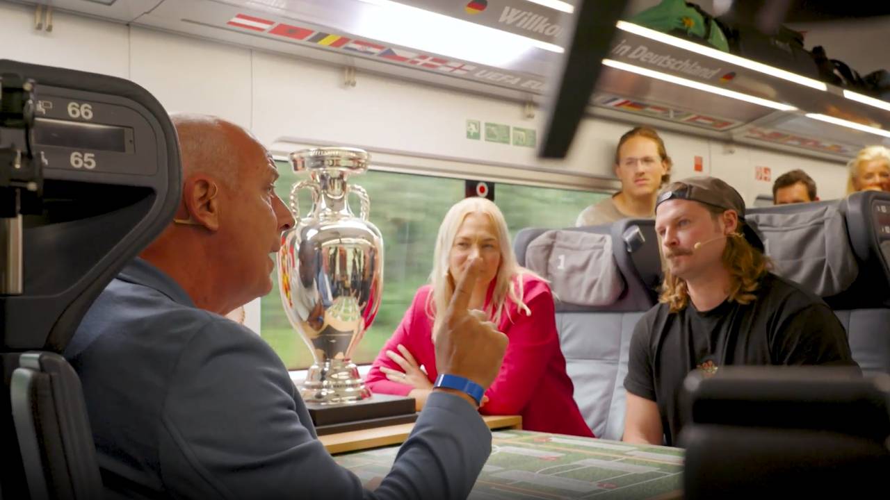 Die Reise des EM-Pokals nach Berlin | EM 2024