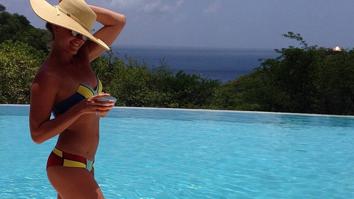 Sie trägt privat lieber Bikini als engen Schwimmanzug