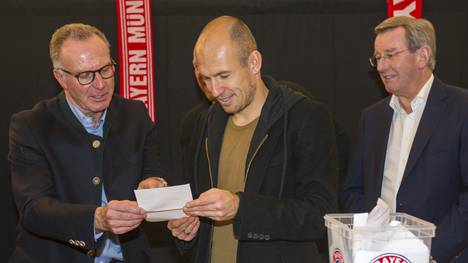FC Bayern Muenchen Hands Over Donations For Disabled People