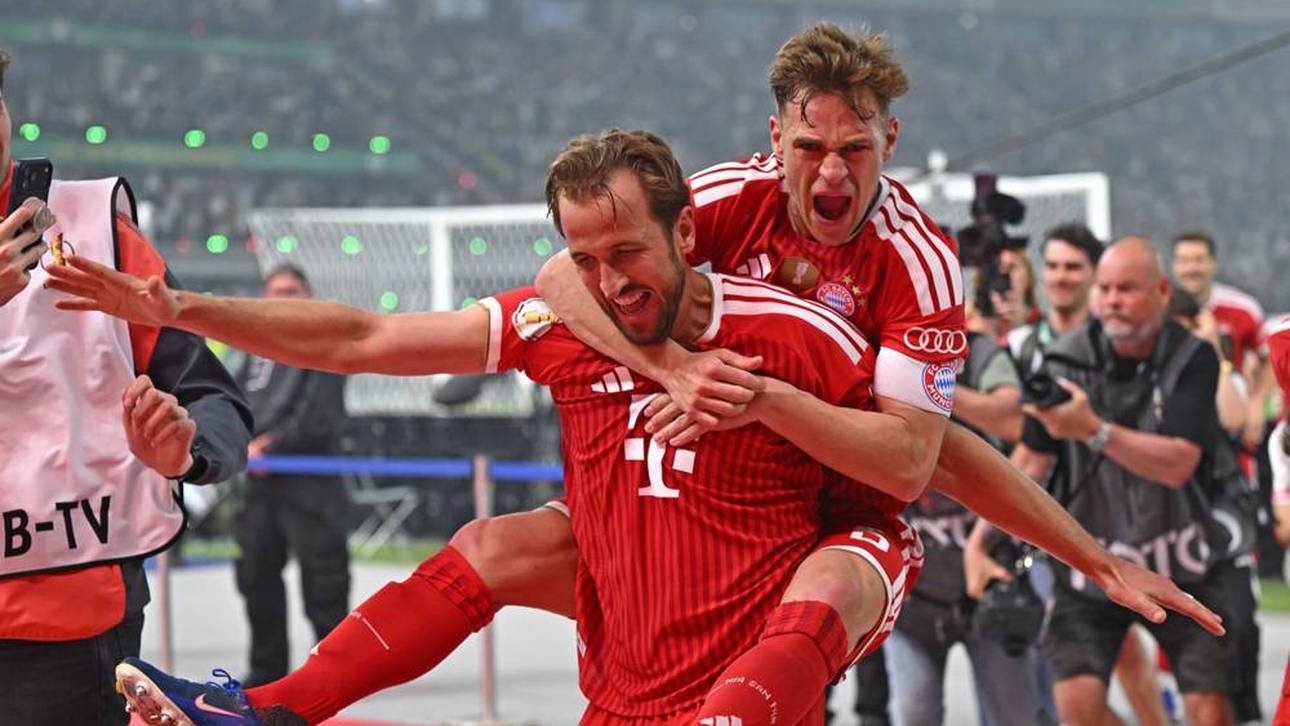 Harry Kane und Joshua Kimmich jubeln