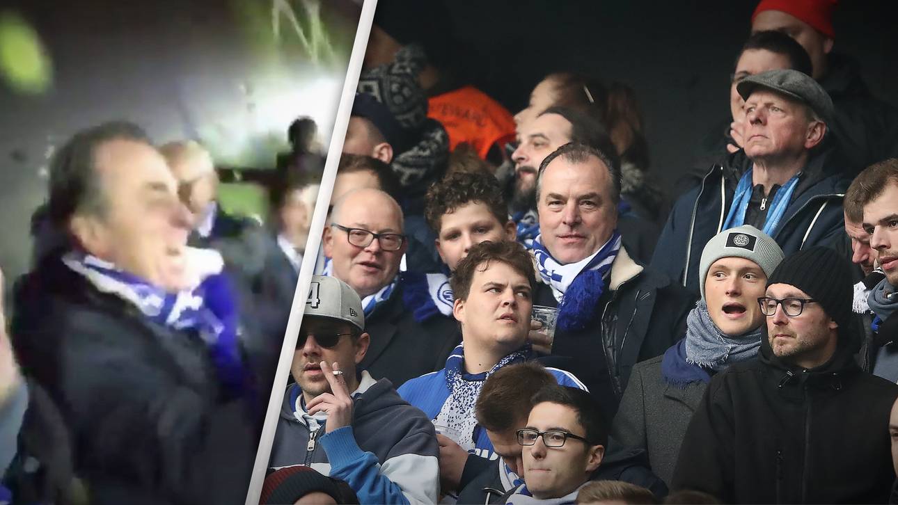 Schalke-Boss rastet in Fanblock aus