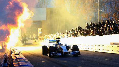 Lewis Hamilton in Stuttgart