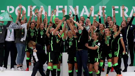 Der VfL Wolfsburg holte zum vierten Mal in Folge das Double