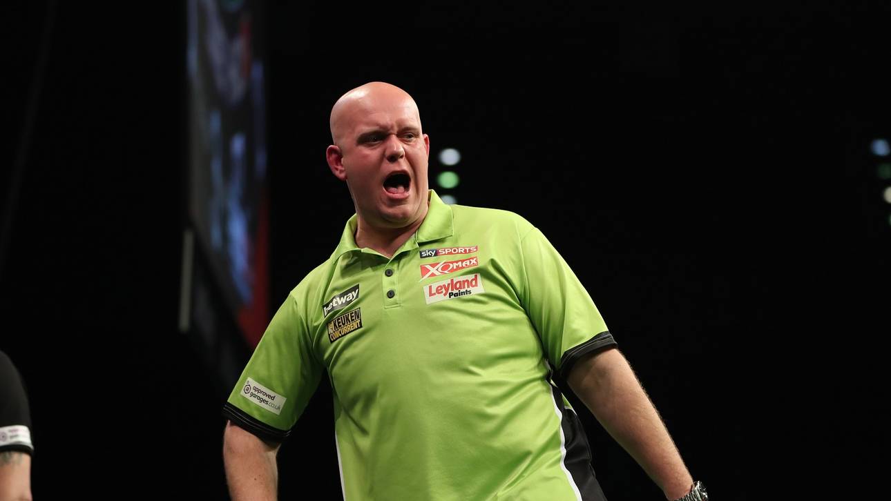 Van Gerwen siegt mit 9-Darter