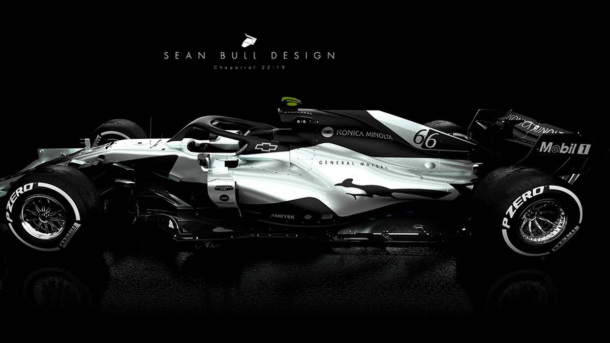 Die Marke "Chaparral" war ein Rennwagenprojekt eines amerikanischen Konstrukteurs. Von 1963 bis 1970 versuchte Jim Hall mit seinen Boliden dem Establishment Konkurrenz zu machen. 2021 könnte der Wagen im Silber-Schwarz-Look ein Comeback feiern