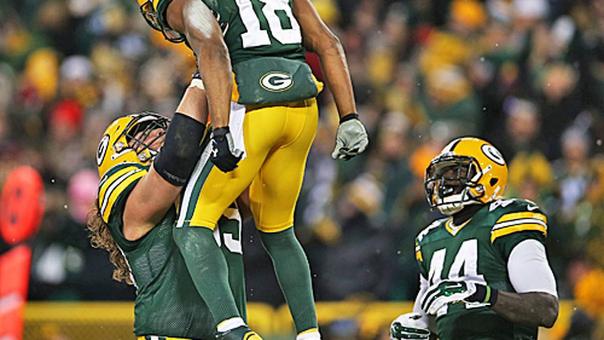 Gerade zur rechten Zeit zurück, findet Rodgers Wide Receiver Randall Cobb in der Endzone und bringt den 30:20-Sieg auf den Weg