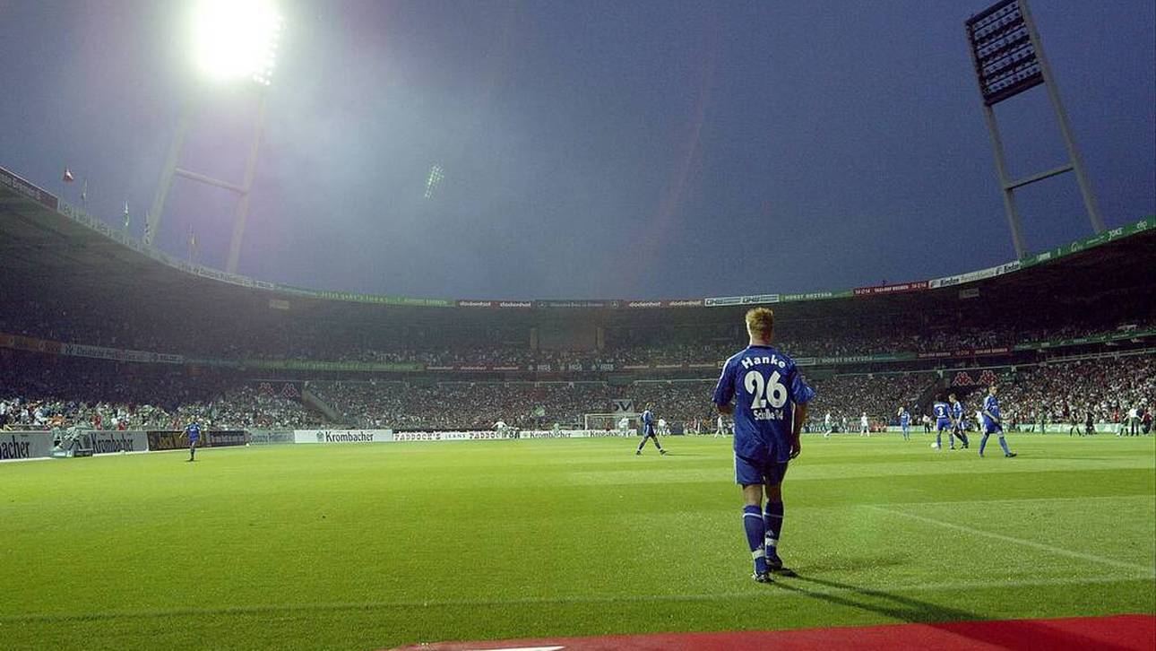 Als das Weserstadion im Dunkeln lag