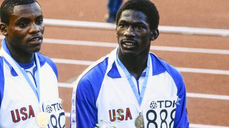 Emmit King gewann bei der Leichtathletik-WM 1983 Staffel-Gold mit Carl Lewis