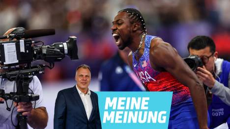 SPORT1-Reporter Holger Luhmann kommentiert das 100-Meter-Finale der Männer