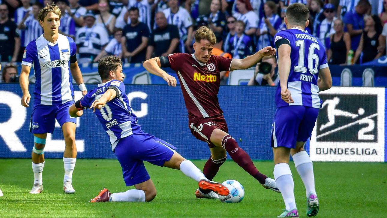 Hertha gewinnt nach fulminantem Schlussspurt