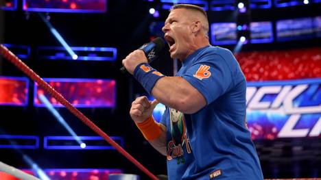 Wrestling-Superstar John Cena feierte bei WWE SmackDown Live sein Comeback