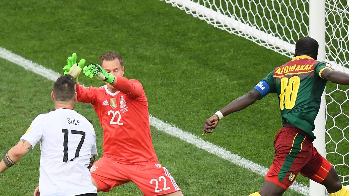 Zwischenzeitlich treffen dann auch noch die Kameruner. Ter Stegen wird von Aboubakar düpiert. Deutschland siegt am Ende dennoch 3:1