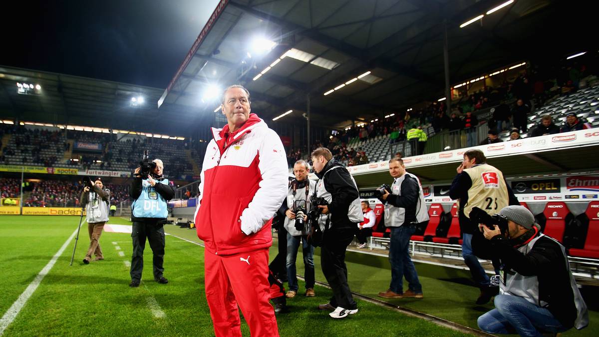 HUUB STEVENS (25.11.2014 - 30.6.2015): Und wieder soll es Stevens richten. Beim Einstand des Niederländers gewinnt der VfB direkt mit 4:1 gegen den SC Freiburg