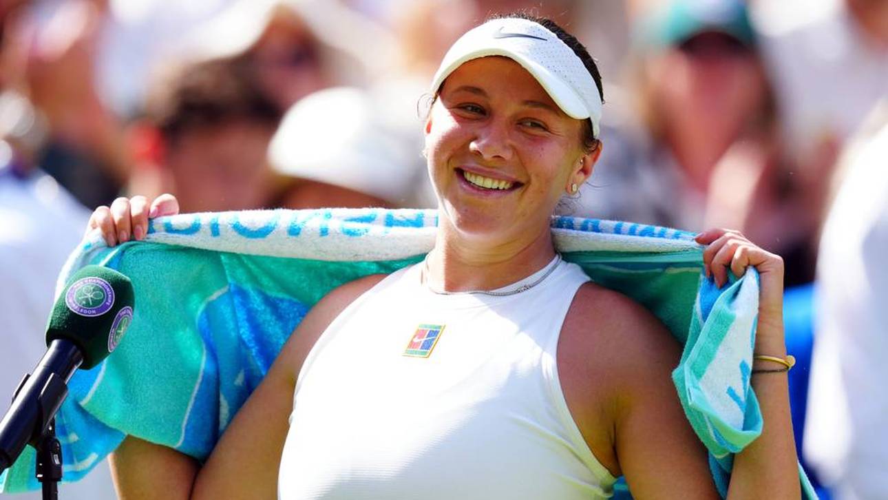Amanda Anisimova steht beim Traditionsturnier in Wimbledon im Finale