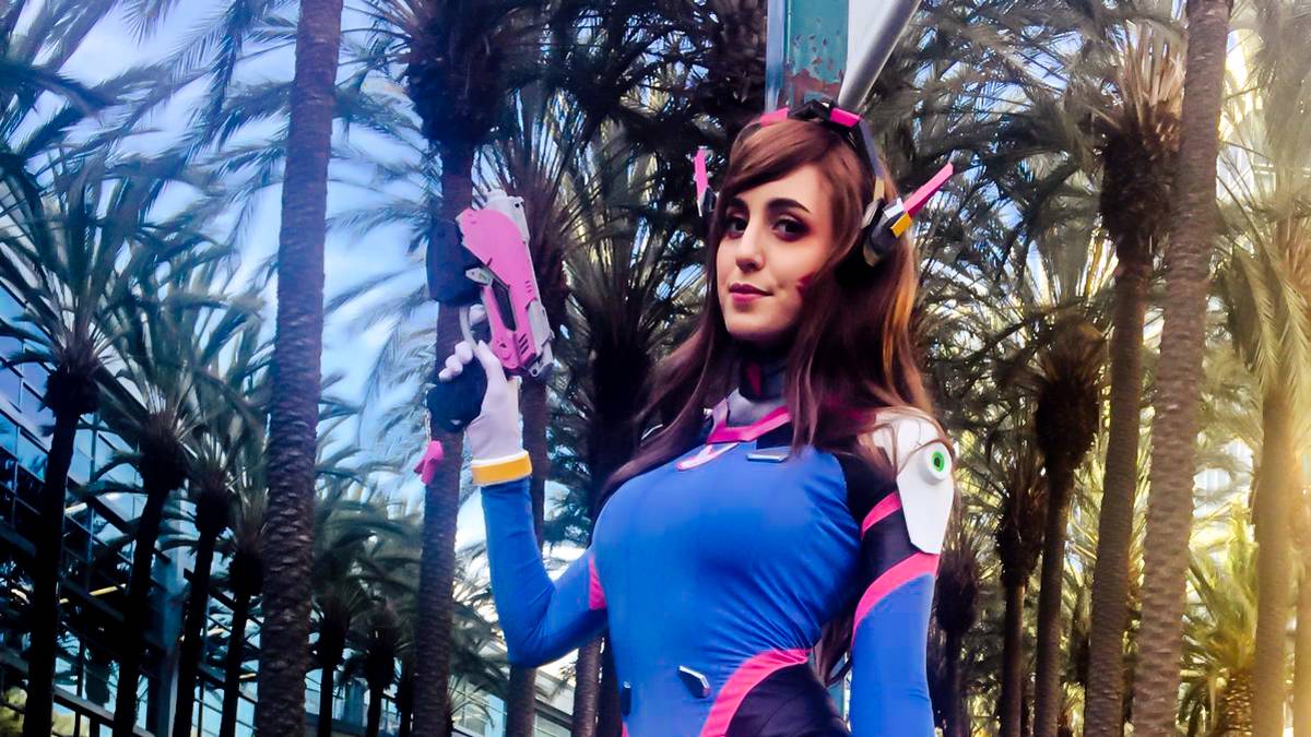 D.VA war ein sehr beliebtes Cosplay auf der Blizzcon...
