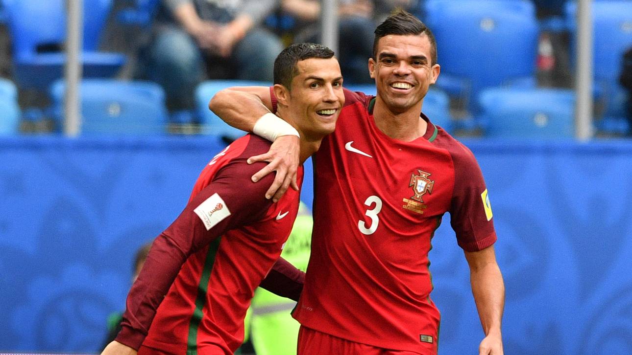Ronaldo hält irren Tor-Schnitt