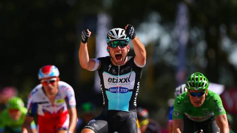 Mark Cavendish feierte in Fougeres seinen 26. Tageserfolg bei der Großen Schleife