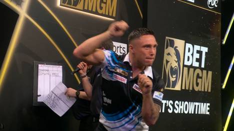 Gerwyn Price spielt im Halbfinale gegen Stephen Bunting den höchsten Average der bisherigen Premier-League-Saison. Obendrein sorgt er für ein Highfinish im Littler-Style.