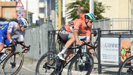 Pascal Ackermann vom Team  Bora -Hansgrohe verpasste bei der Vuelta den möglichen Etappensieg