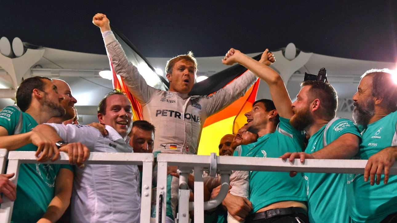 Partybiest Rosberg liefert sein Meisterstück