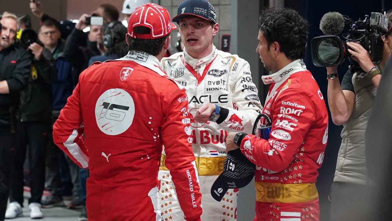 “Schickt Grüße“: Verstappen on fire