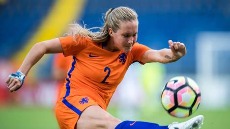 Desiree van Lunteren stand im EM-Finale der Frauen gegen Dänemark in der Startelf