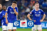 Der FC Schalke 04 verliert nach einer desaströsen 2. Halbzeit mit 3:5 gegen Darmstadt 89. Die Knappen zeigen sich nach eine 3:0-Führung völlig von der Rolle. 