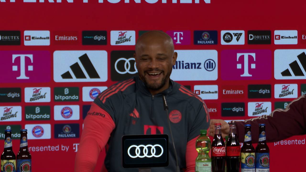 Neuer Vertrag für Eberl? Kompany flüchtet sich in Scherze