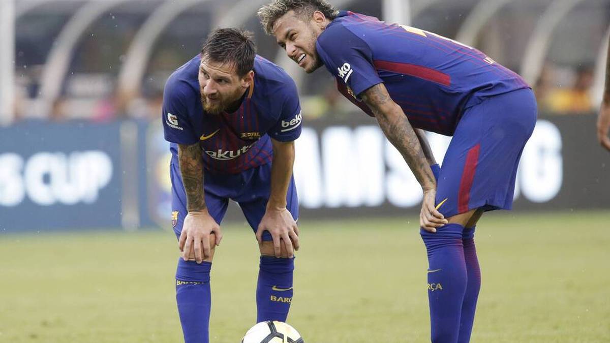 Lionel Messi und Neymar spielten zwischen 2013 und 2017 zusammen bei Barca