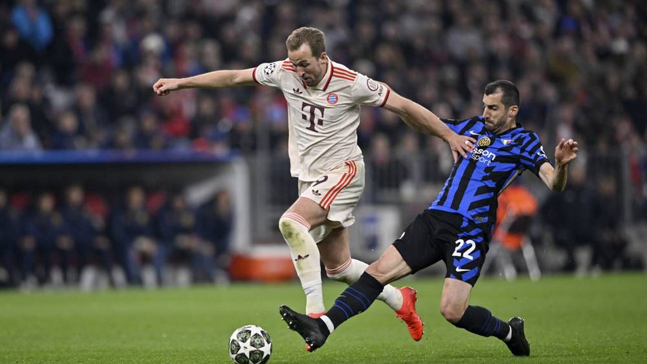 Harry Kane (l.) im Zweikampf mit Henrikh Mkhitaryan