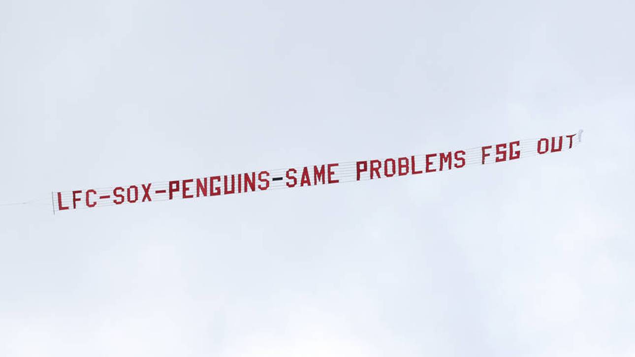 Die Liverpool-Fans protestieren erneut gegen ihre Eigentümer