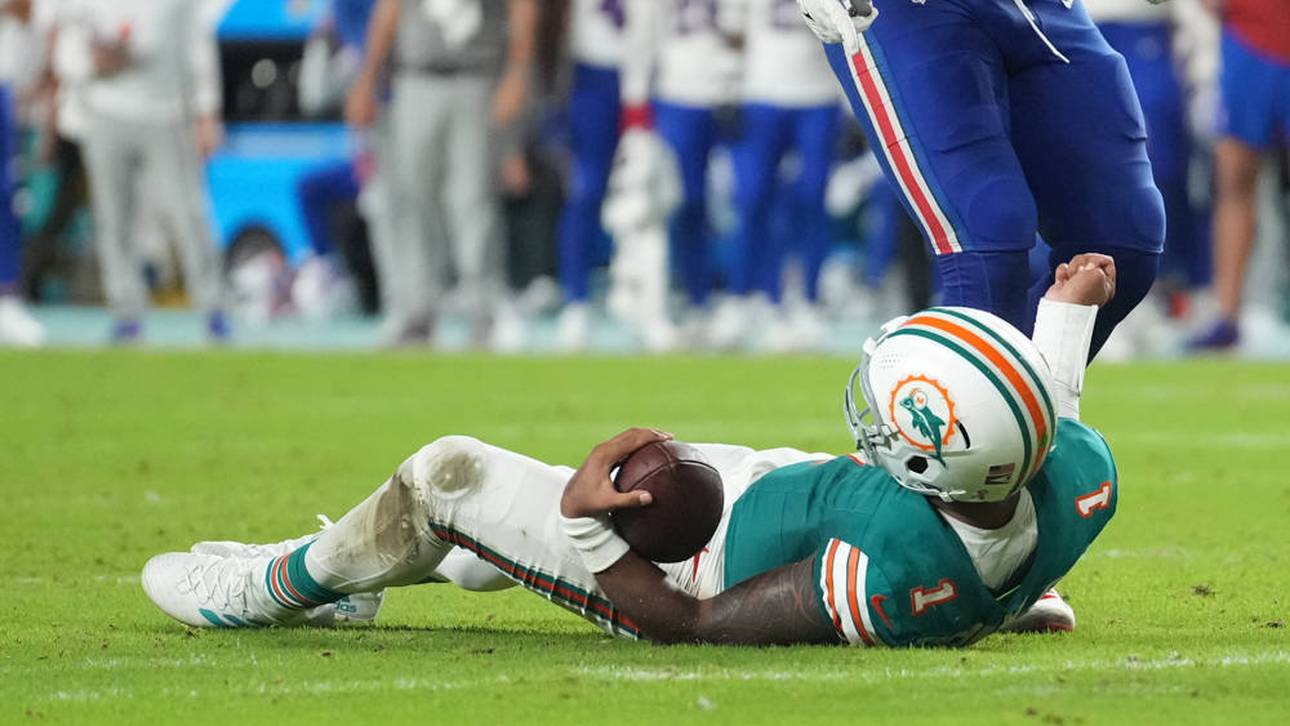 Für Tua Tagovailoa ist es bereits die dritte Gehirnerschütterung in seiner fünften NFL-Saison.