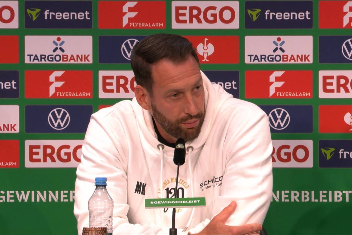 Der Underdog Bielefeld will seine Chance gegen den Favoriten VfB Stuttgart im DFB-Pokalfinale nutzen. Trainer Mitch Kniat will im DFB-Pokalfinale nicht nur die Zuschauerrolle einnehmen