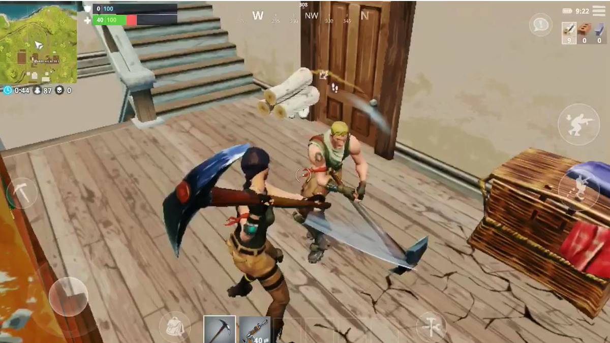 Die Axt ist in Fortnite das Basiswerkzeug, mit dem die Spieler starten. Mit ihr können Gegner angegriffen aber auch Bauelemente abgerissen werden. Mit den gesammelten Ressourcen lassen sich neue Objekte errichten