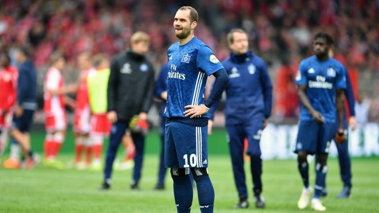 Pierre-Michel Lasogga stieg mit HSV in die zweite Liga ab