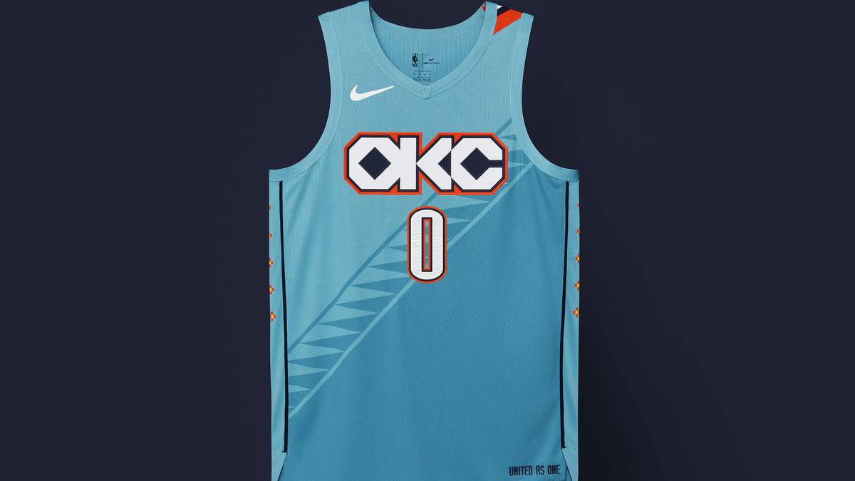 OKLAHOMA CITY THUNDER: Diese City Edition ehrt die indianischen Nationen in Oklahoma mit Designelementen, die von traditionellen Ureinwohnern inspiriert sind