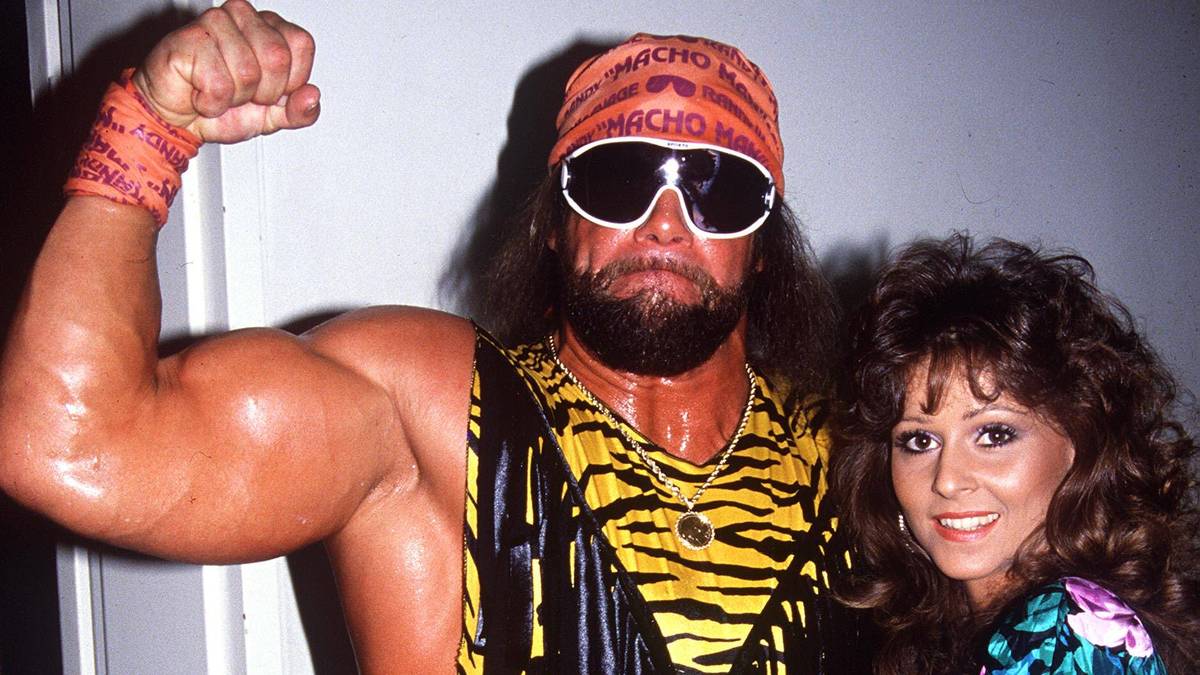 PLATZ 10: RANDY SAVAGE - Unvergessen: der schillende "Macho Man" und Ehefrau Miss Elizabeth, mittlerweile leider beide verstorben. Savage war in den Achtzigern zweitgrößter Liebling der WWF-Fans hinter Hulk Hogan, löste ihn auch zwischenzeitlich als Champion ab. Er regierte über ein Jahr lang