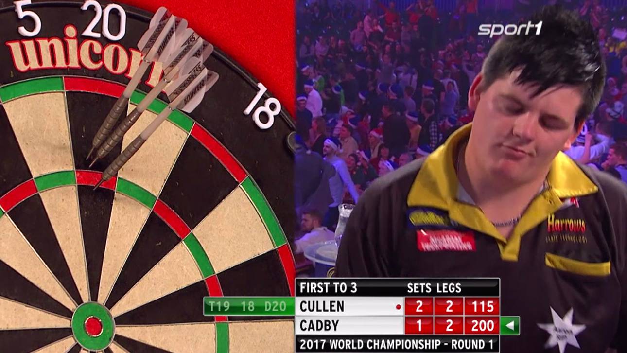 Cullen stoppt Darts-Phänomen Cadby