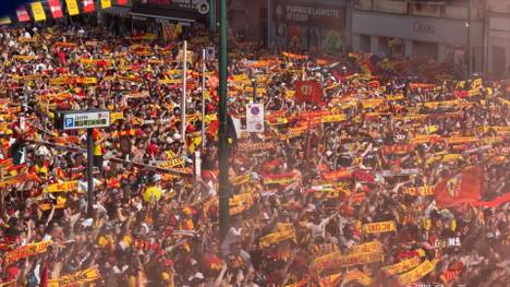 Der RC Lens wird am Freitag sensationell französischer Pokalsieger - und feiert seinen ersten Pokaltriumph der Vereinsgeschichte. Die Spieler werden am Sonntag in der Heimat empfangen. 