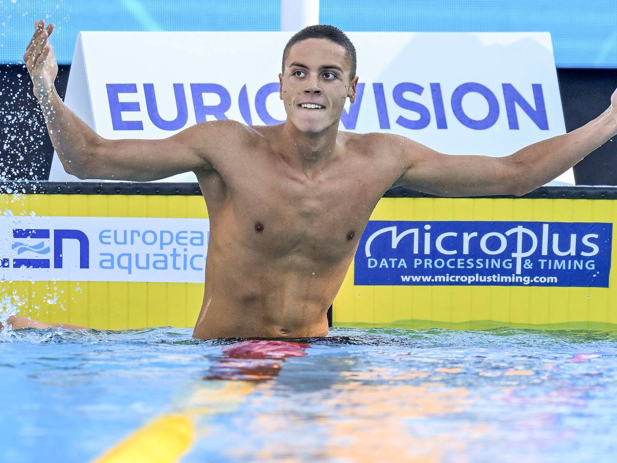 Schwimm EM Knackt Wunder-Teenager David Popovici den Weltrekord von Paul Biedermann?