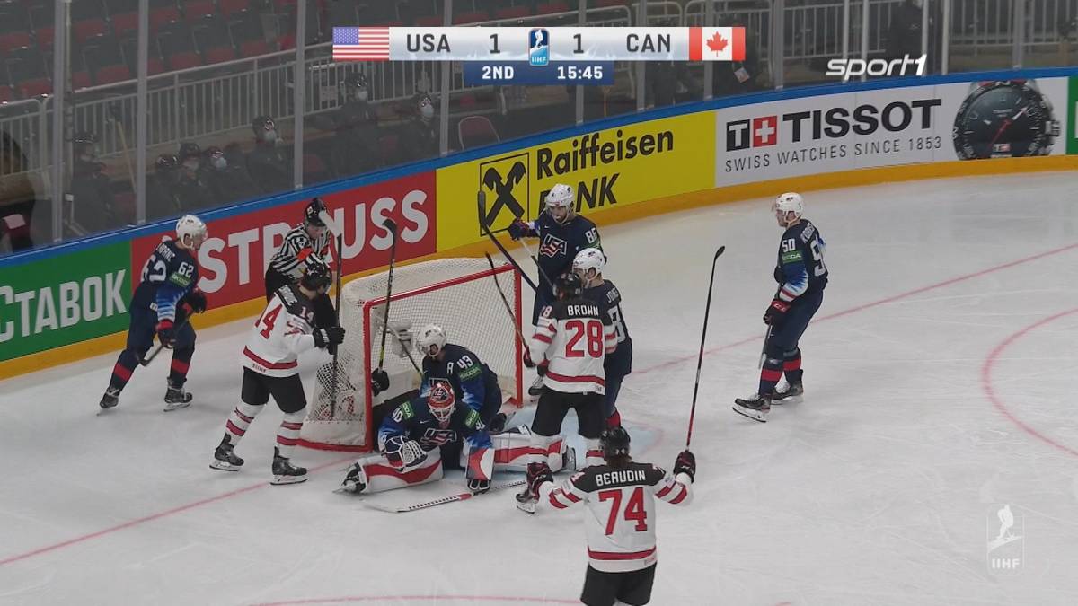 Eishockey-WM: Kanada - USA (4:2): Tore und Highlights im Video