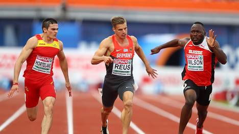 Julian Reus verpasste knapp das Finale über 100 Meter