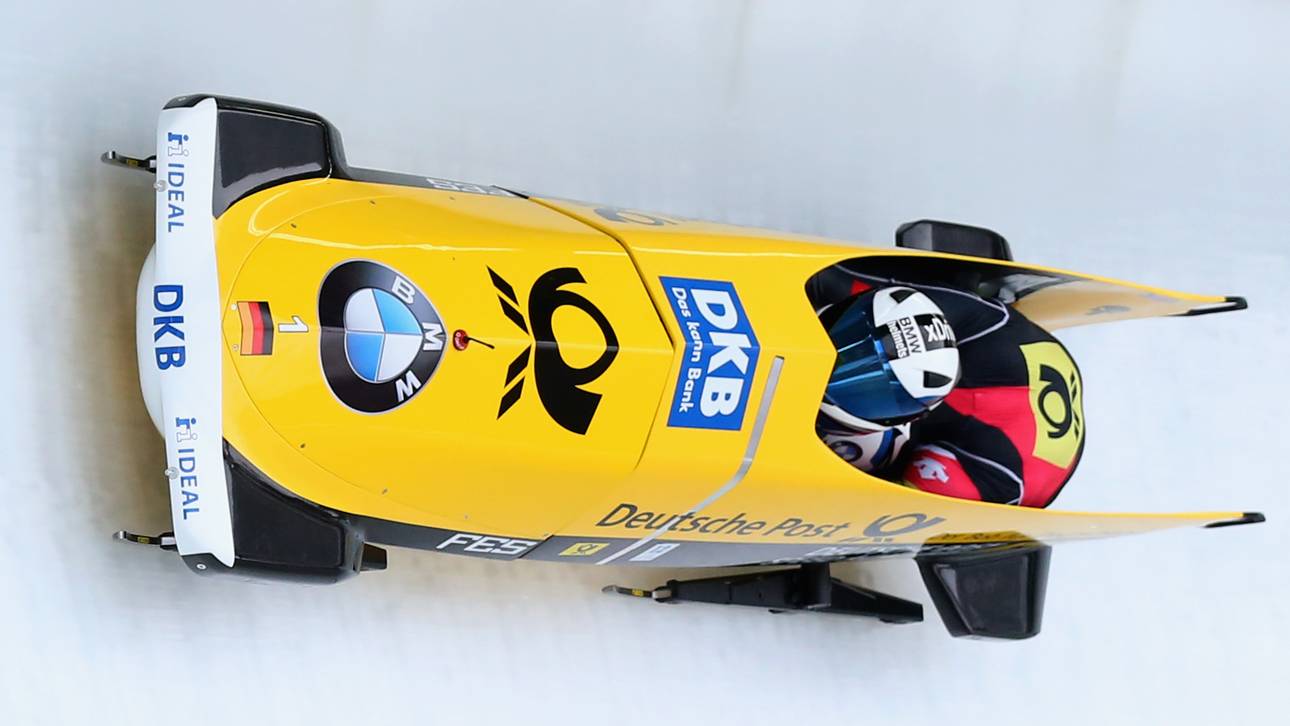 Deutscher Doppelsieg im Zweierbob