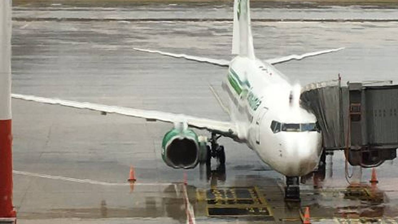 Erfurt-Flieger gerät in Turbulenzen
